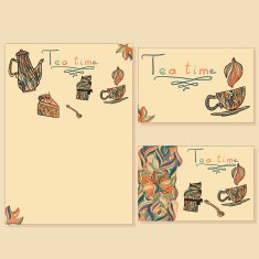 Templates of card and letter N2