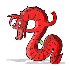 saxon dragon cartoon N13