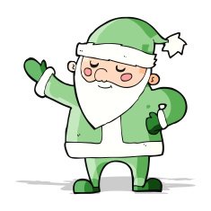 Cartoon Santa Claus N495