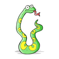 Cartoon Snake N305