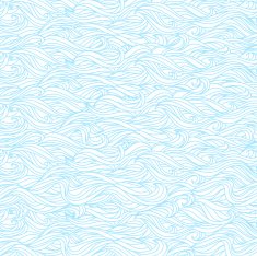 Seamless Abstract Vector Light Blue White Color Hand-drawn Patte N2