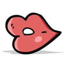 Cartoon Lips N40