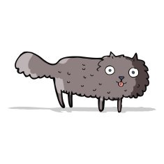 cartoon furry cat N14