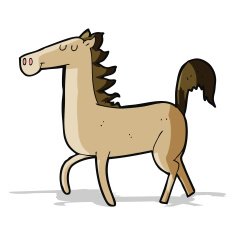 Cartoon Horse N108