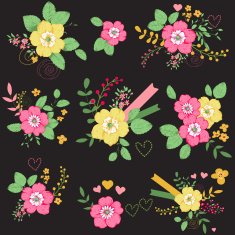 Floral bouquets N8