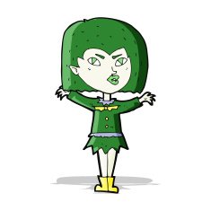 Cartoon Vampire Girl N366