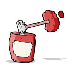 cartoon spray can N151