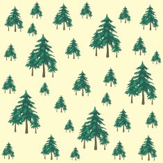 Seamless pattern with Christmas trees N4