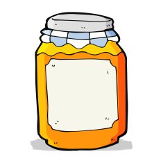 cartoon jar of marmalade N5