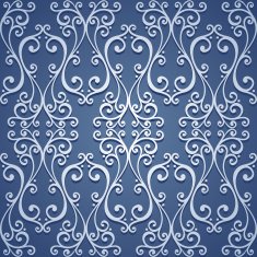 Seamless Ornate Pattern (Vector) Hand Drawn Texture N128