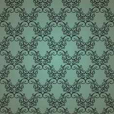 Seamless Ornate Pattern (Vector) Hand Drawn Texture N129