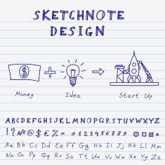 Vector Doodle Start Up Design N2