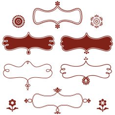 Mehndi frames N4