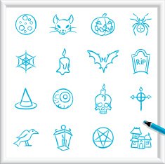 Sketch Icons - Halloween