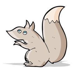 Cartoon Squirrel N61