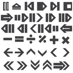 Arrows icon set vector Illustration EPS10