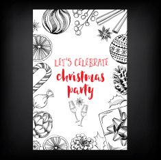 Christmas party invitation N9
