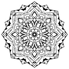African decorative element