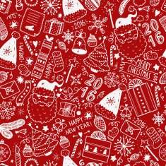 Christmas doodle background N3