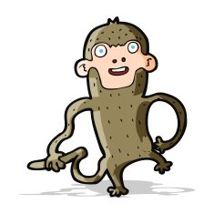 Cartoon Monkey N152