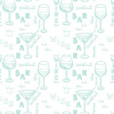 Wine glasses pattern