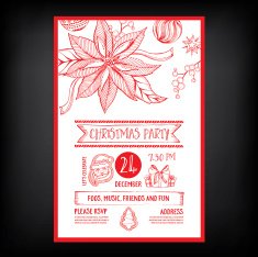 Christmas party invitation N10