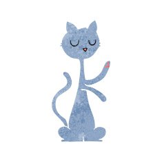 Cartoon Cat N395