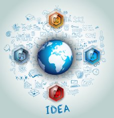 Infographic template for modern data visualization and ranking N59