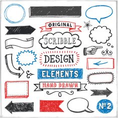 Scribbled Design Elements