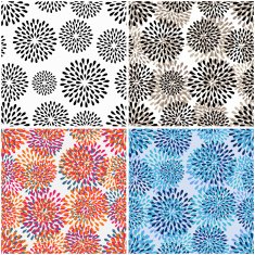 seamless pattern with floral elements