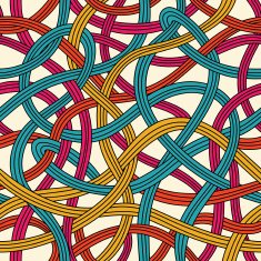 Seamless pattern with waves N22
