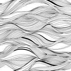Seamless pattern with waves N24