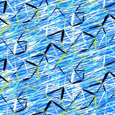 hand painted geometric pattern N9