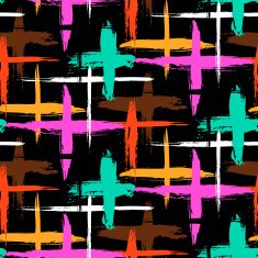Pattern with stripes and crosses N12