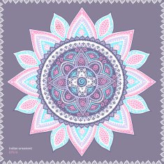 Beautiful Indian floral mandala ornament N39