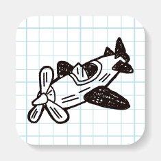 Doodle Toy Plane N12