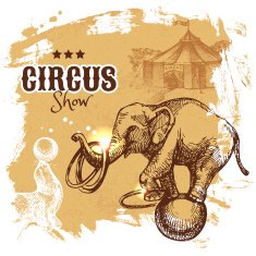 Hand drawn sketch circus and amusement vector illustration Carn N7