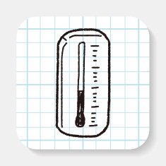 thermometer doodle N19