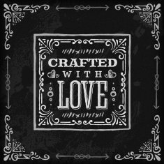 Hand Drawn Chalk Vintage Label N3