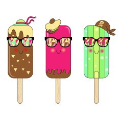 Ice Cream Cartoon Character N28