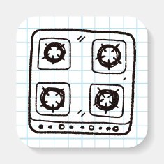 gas stove doodle N7