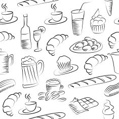 Sketched food