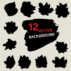 abstract brush vector background design element