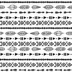 Tribal Hand Drawn Background N14