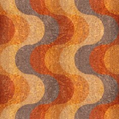 Abstract paneling pattern - waves decoration seamless background N2