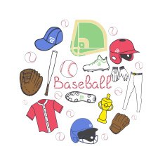 baseball 3-color N3