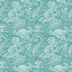 Sea waves Seamless background N5