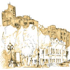 urban sketch N20