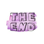Inscription &quot;The end&quot;