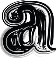 Freehand Typography Letter a N2